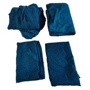 SWEET HOME COLLECTIONS QUEEN SHEET SET 4 PIECE TEAL